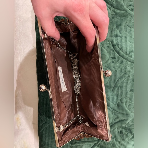 Y2K brown beaded purse - Picture 5 of 8